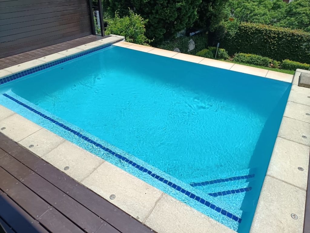 blue marbelite pool interior renovation
