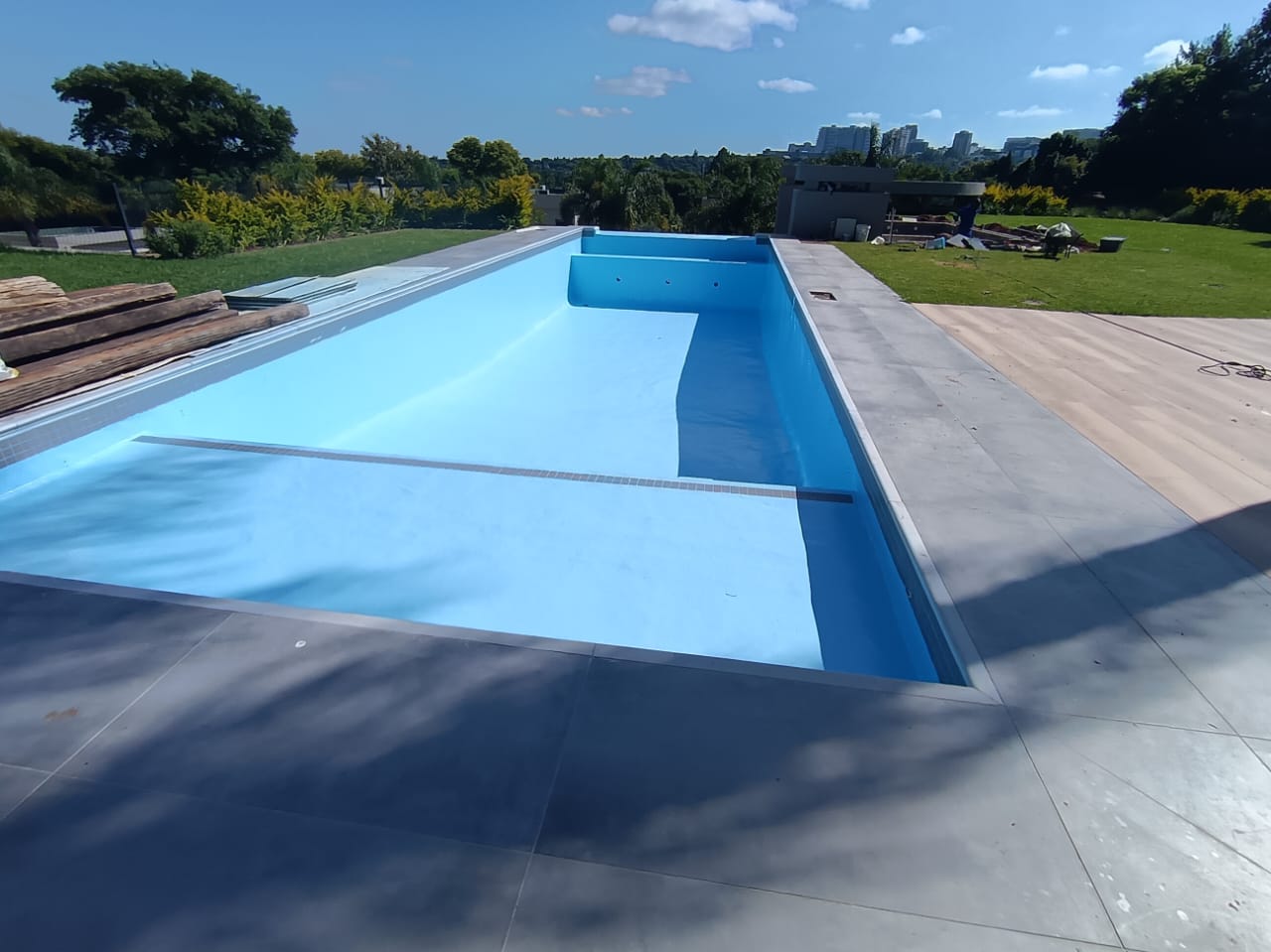 Sky Blue Fiberglass